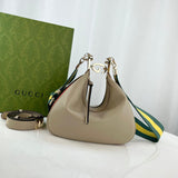Oatmeal Leather Attache large Shoulder Bag 699409