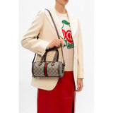 Ophidia GG large Boston Bag 602577
