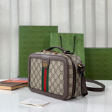 Ophidia large Shoulder Bag With Web 739392