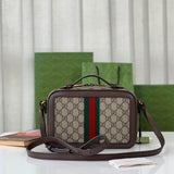 Ophidia large Shoulder Bag With Web 739392