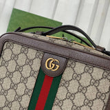 Ophidia large Shoulder Bag With Web 739392