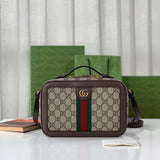 Ophidia large Shoulder Bag With Web 739392