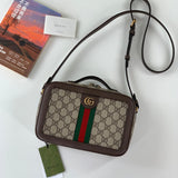 Ophidia large Shoulder Bag With Web 739392