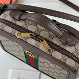 Ophidia large Shoulder Bag With Web 739392