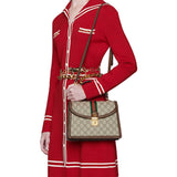 Ophidia large Top Handle Bag With Web 651055