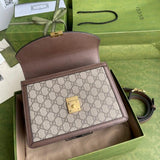 Ophidia large Top Handle Bag With Web 651055