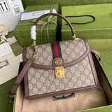 Ophidia large Top Handle Bag With Web 651055