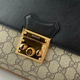 Padlock large Shoulder Bag in GG Supreme Canvas 644527