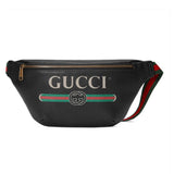 GG Print Leather Belt Bag 493869