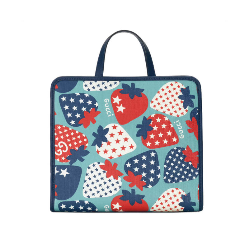 GG Strawberry Star Tote Bag 630542