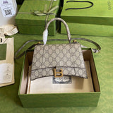GG x   Hourglass large Top Handle Bag 658575