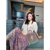 Yuko Higuchi Tote Bag 630542 Rabbit Print