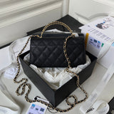 Dark Horse Kelly Long Handle Bag Black