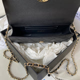 Dark Horse Kelly Long Handle Bag Black