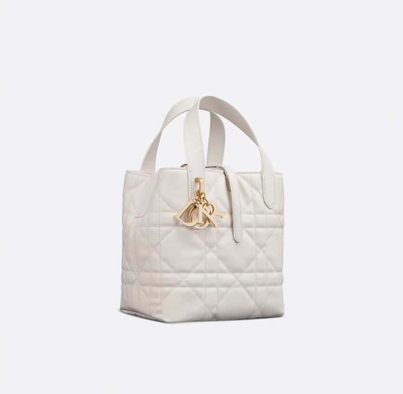 Small-sized Toujours Vertical Handbag White