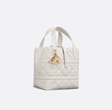 Small-sized Toujours Vertical Handbag White