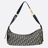 Medium-sized D-Journey Handbag Monogram with Leather Trim