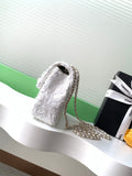 25s CF ultra-shimmering white sequin beads autumn