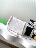 25s CF ultra-shimmering white sequin beads autumn