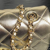 25S CF mini mobile phone bag metallic gold