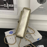 25S CF mini mobile phone bag metallic gold