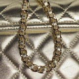 25S CF mini mobile phone bag metallic gold
