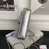 25S CF mini mobile phone bag silver - gray