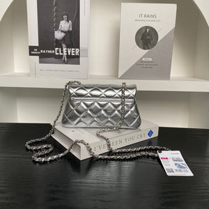 25S CF mini mobile phone bag silver - gray
