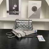 25S CF mini mobile phone bag silver - gray