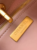 AS4133 25bag sheepskin and nubuck leather