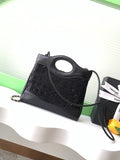 AS4133 Blace Sheepskin Shoulder Bags