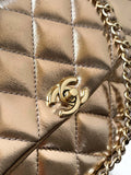Champagne Gold 25S flap mobile phone bag