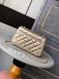 Champagne Gold 25S flap mobile phone bag
