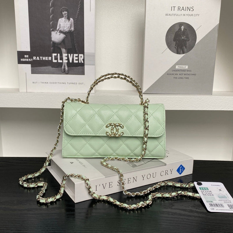 CC Dark Horse Kelly Long Handle Bag light green