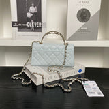 Dark Horse Kelly Long Handle Bag White