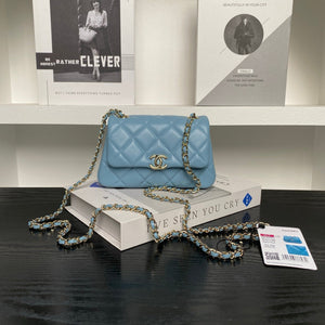 CC 25S CF mini mobile phone bag light blue