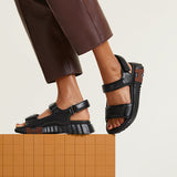 Junior sandal noir