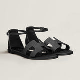 Santorini sandal noir