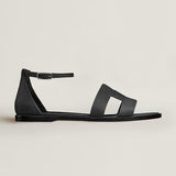 Santorini sandal noir