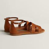 Santorini sandal gold