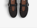 BALLET FLATS IN VIENNE LAMBSKIN BLACK