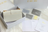 Montaigne Bag White Leather, Chain Strap, Practical Pockets