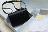 Montaigne Bag Black Leather, Practical Pockets, 3 Carrying Styles