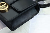 Montaigne Bag Black Leather, Practical Pockets, 3 Carrying Styles