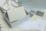 Montaigne Bag White Leather, Practical Pockets, 3 Carrying Styles