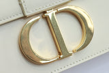 Montaigne Bag White Leather, Practical Pockets, 3 Carrying Styles