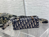 Messenger Bag New Lock, Leopard Print, Adjustable Strap