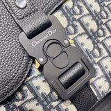 Saddle Crossbody Mini, Spacious, with Oblique Print