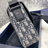 Saddle Crossbody Mini, Spacious, with Oblique Print