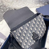 Saddle Crossbody Mini, Spacious, with Oblique Print